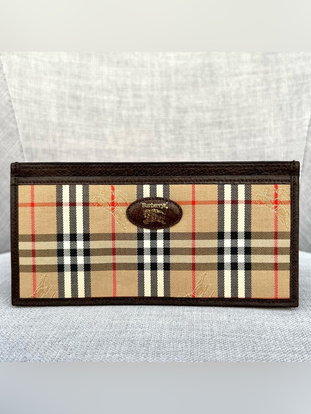Burberry Nova Check Long Wallet